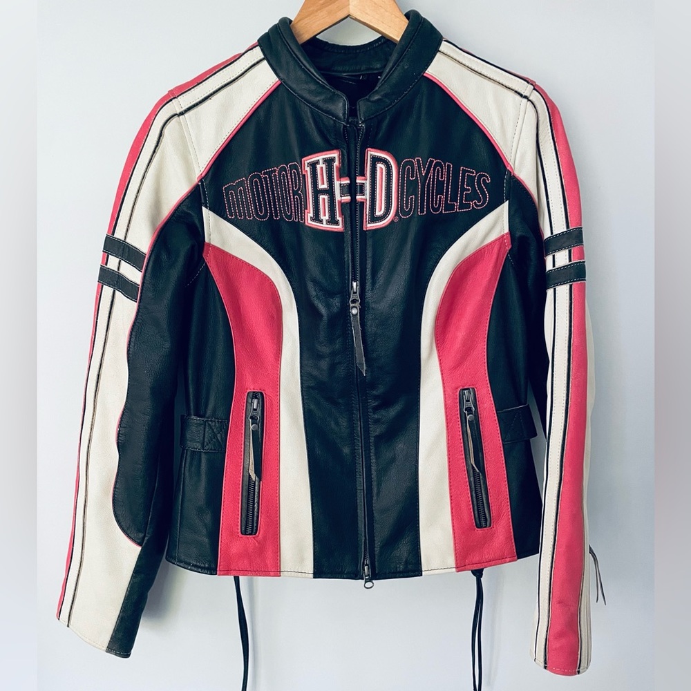 Harley Davidson Leather Jacket - Small